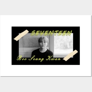 Kpop Design Seungkwan Seventeen Posters and Art